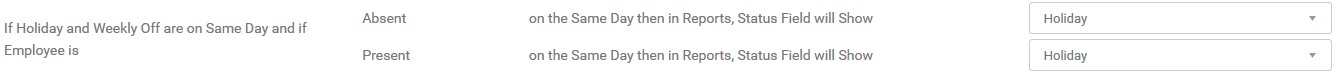 4. If Holiday and Weekly Off are on Same Day and if Employee is 
