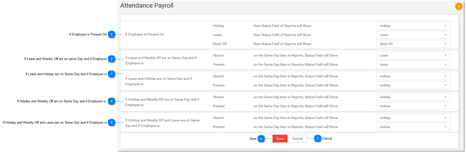 Attendance Payroll