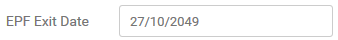 42. EPF Exit Date