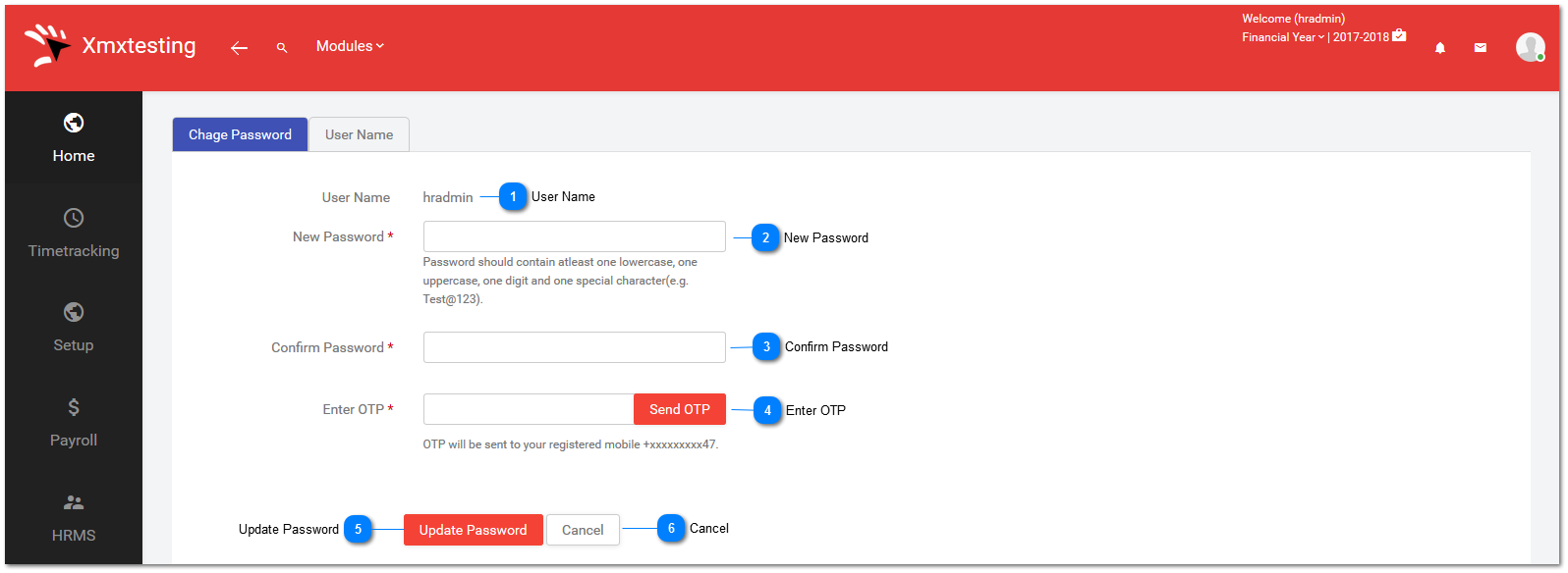 Change Password