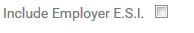 33. Include Employee E.S.I.