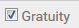 38. Gratuity