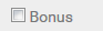 39. Bonus