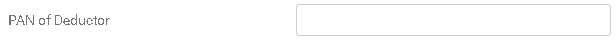 2. PAN of Deductor