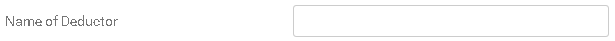 3. Name of Deductor