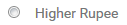 3. Higher Rupee