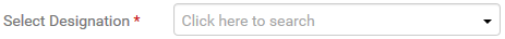 3. Select Designation