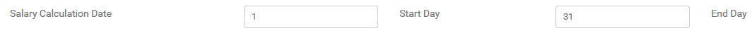 2. Salary Calculation Date