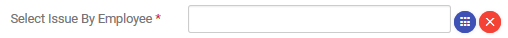4. Select Issue By Employee
