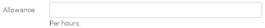 2. Allowance
