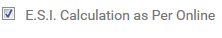 5. ESI Calculation as per Online