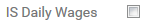 28. Is Daily Wages