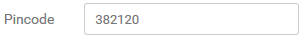 9. Pincode