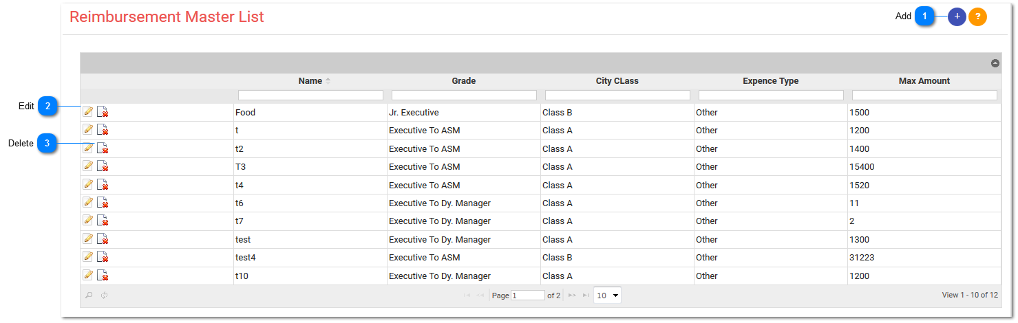 Reimbursement Master