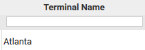 2. Terminal Name