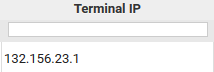 3. Terminal IP