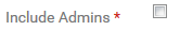 6. Include Admins
